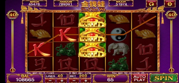 A slot machine inspired by Chinese culture, highlighting the game with colorful designs and motifs.