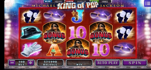 King of Pop slot machine, Michael Jackson-themed and bonus x3 for thrilling entertainment.